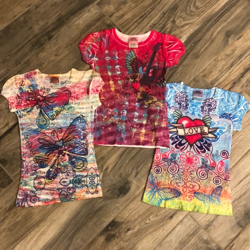 3 Colorful Shirts